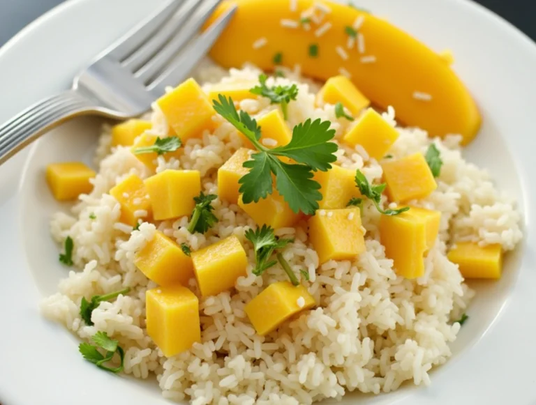 Mango & Coconut Sticky Rice is a delicious dessert. 6 img 17