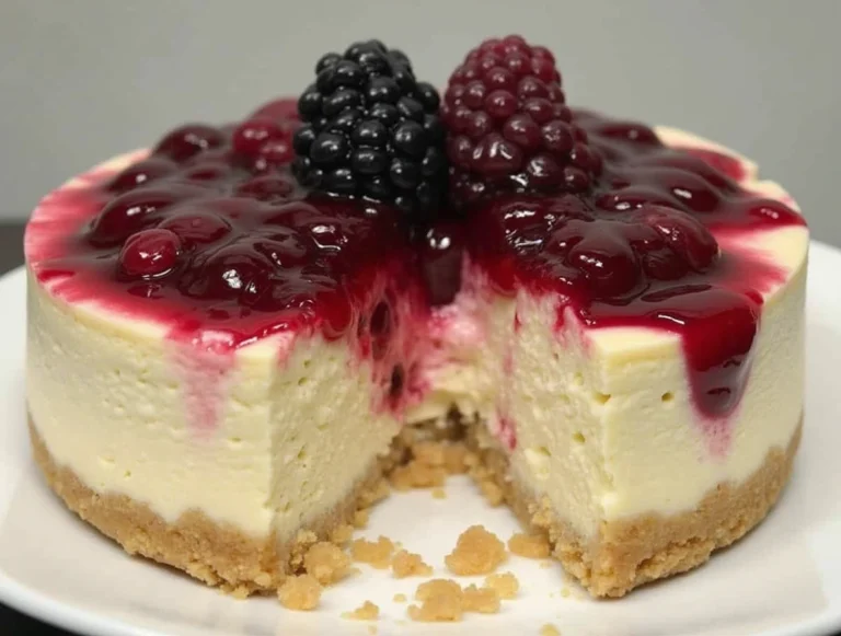 Creamy No-Bake Cheesecake with Berries is Delicious! 8 img 3 1