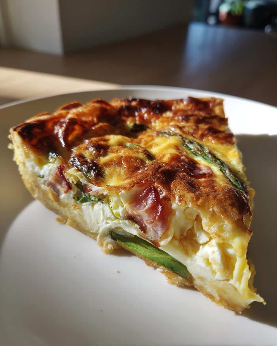 Asparagus Bacon Quiche - detail 1