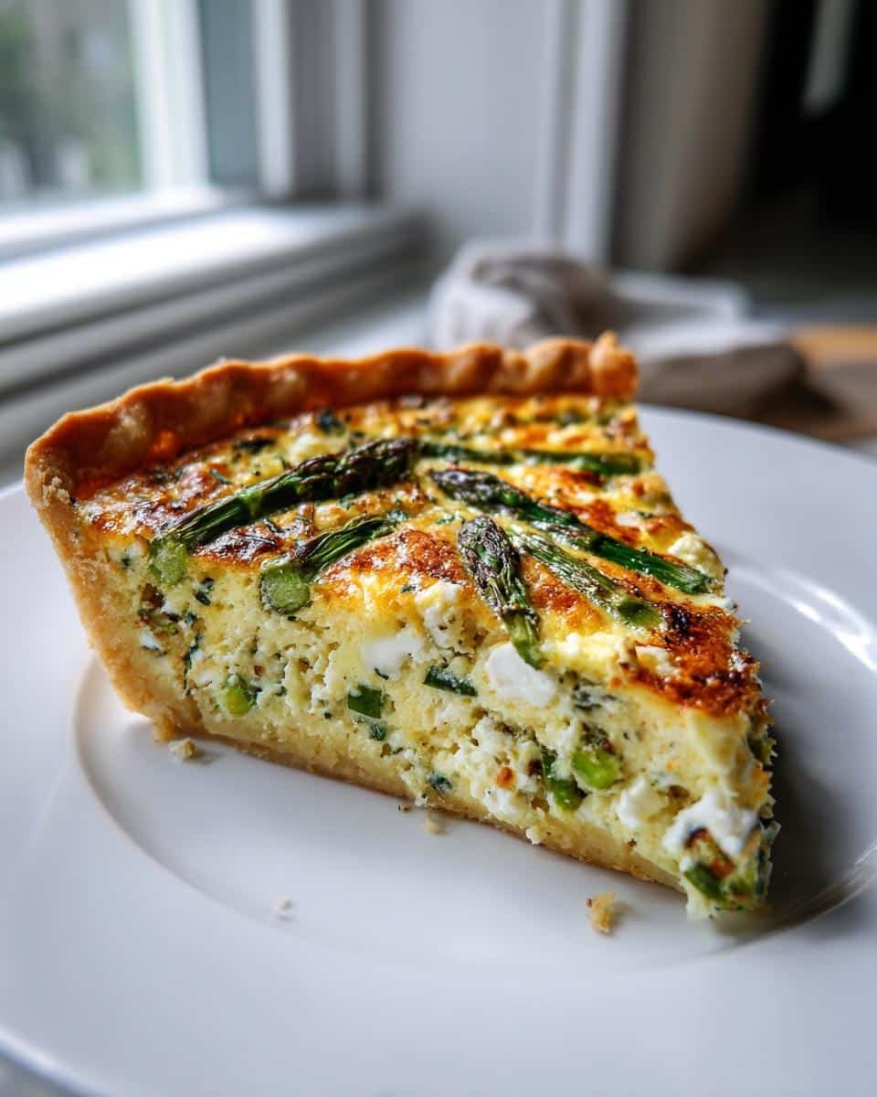 Asparagus Goat Cheese Quiche - detail 1