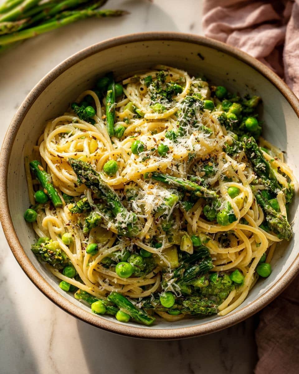Asparagus Pea Pasta - detail 1