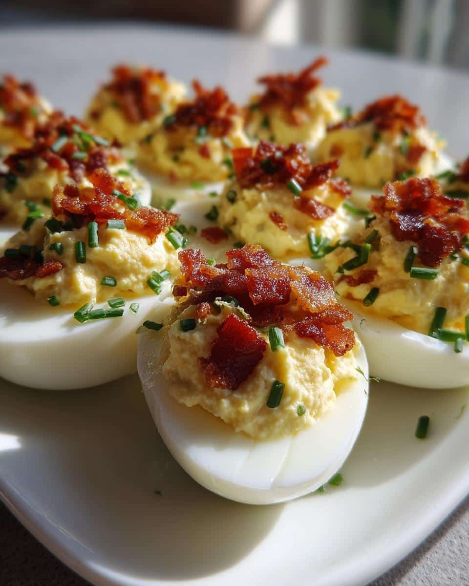 "5-Star Bacon Deviled Eggs Recipe: Irresistible Crowd-Pleaser!" 1 Bacon Deviled Eggs - detail 1
