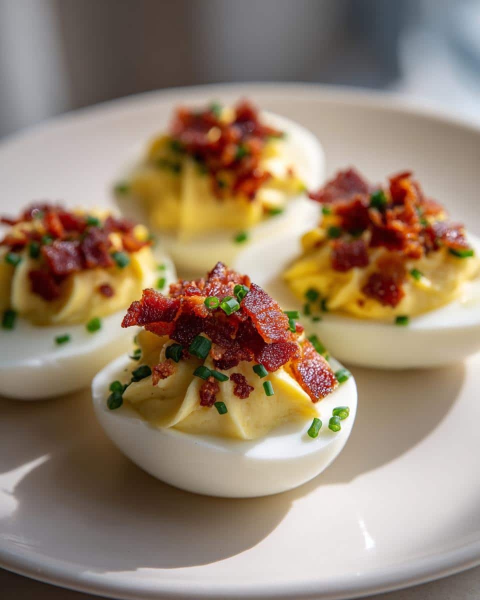 "5-Star Bacon Deviled Eggs Recipe: Irresistible Crowd-Pleaser!" 2 Bacon Deviled Eggs - detail 2