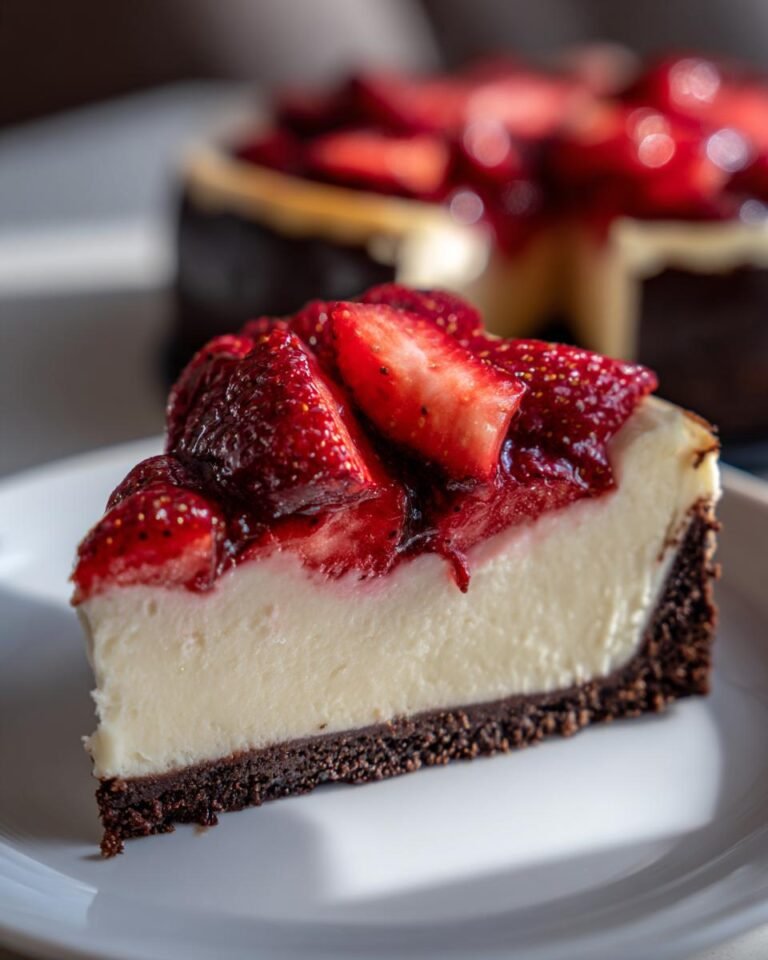 Irresistible Chocolate Strawberry Cheesecake in 4 Simple Steps 22 Chocolate Strawberry Cheesecake
