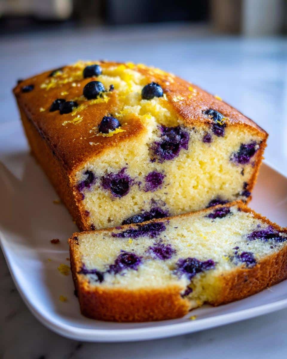 Lemon Blueberry Pound Cake - detail 2