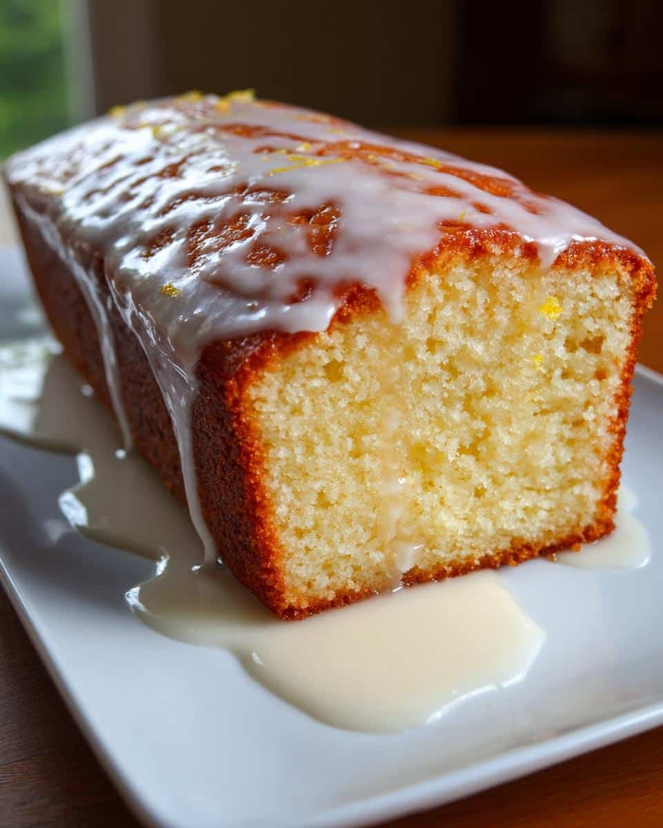 Lemon Glazed Pound Cake - detail 1