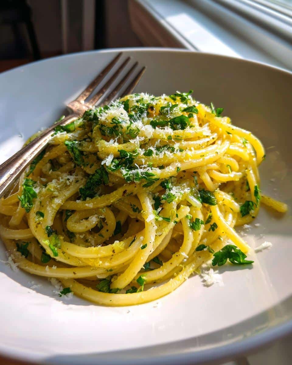 Lemon Spring Pasta - detail 2