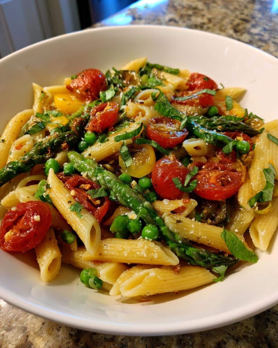 Spring Garden Pasta - detail 2