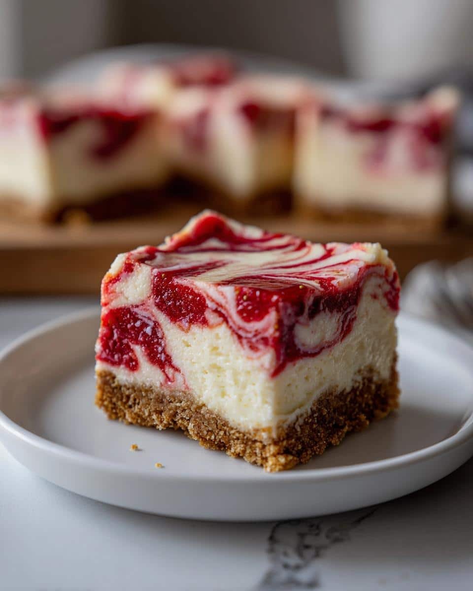 Strawberry Cheesecake Bars - detail 2