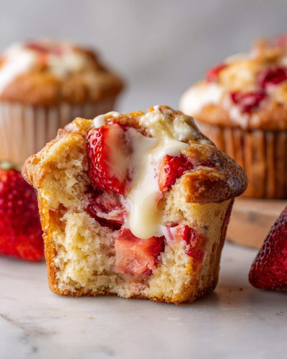 Strawberry Cream Cheese Muffins - detail 1