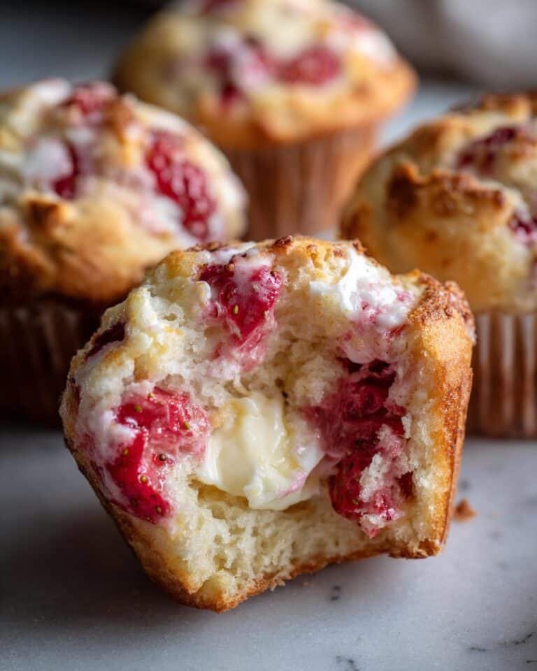 Strawberry Cream Cheese Muffins: 1 Heavenly Bite You Can't Resist 1 Strawberry Cream Cheese Muffins